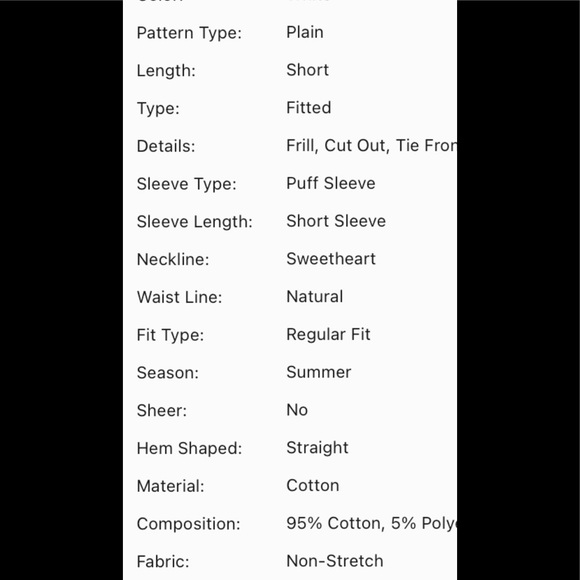 SOLD OUT SUMMER WHITE COTTON Crinkle dress - Picture 8 of 9